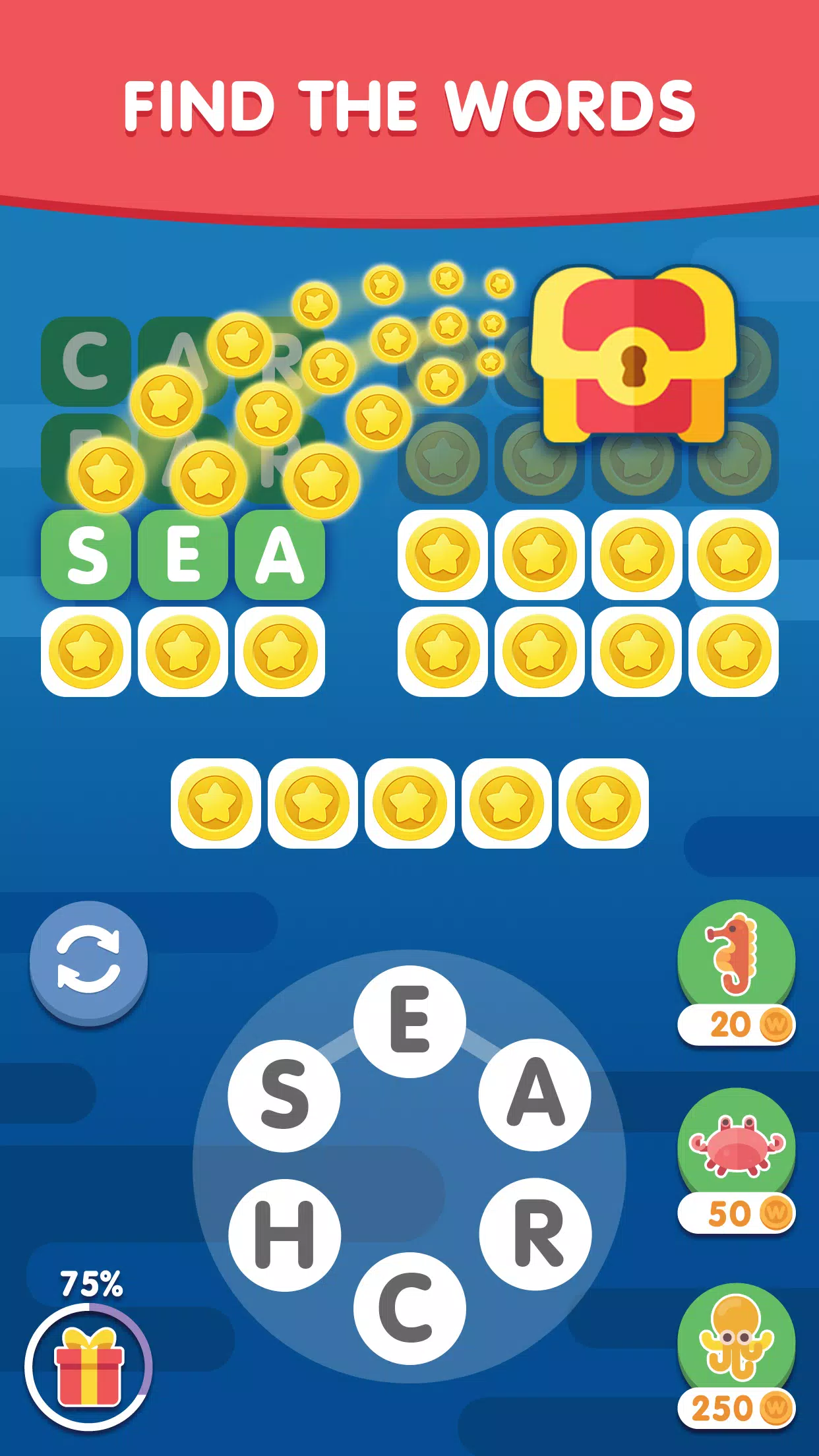 Word Search Sea: Word Puzzle應用截圖第0張
