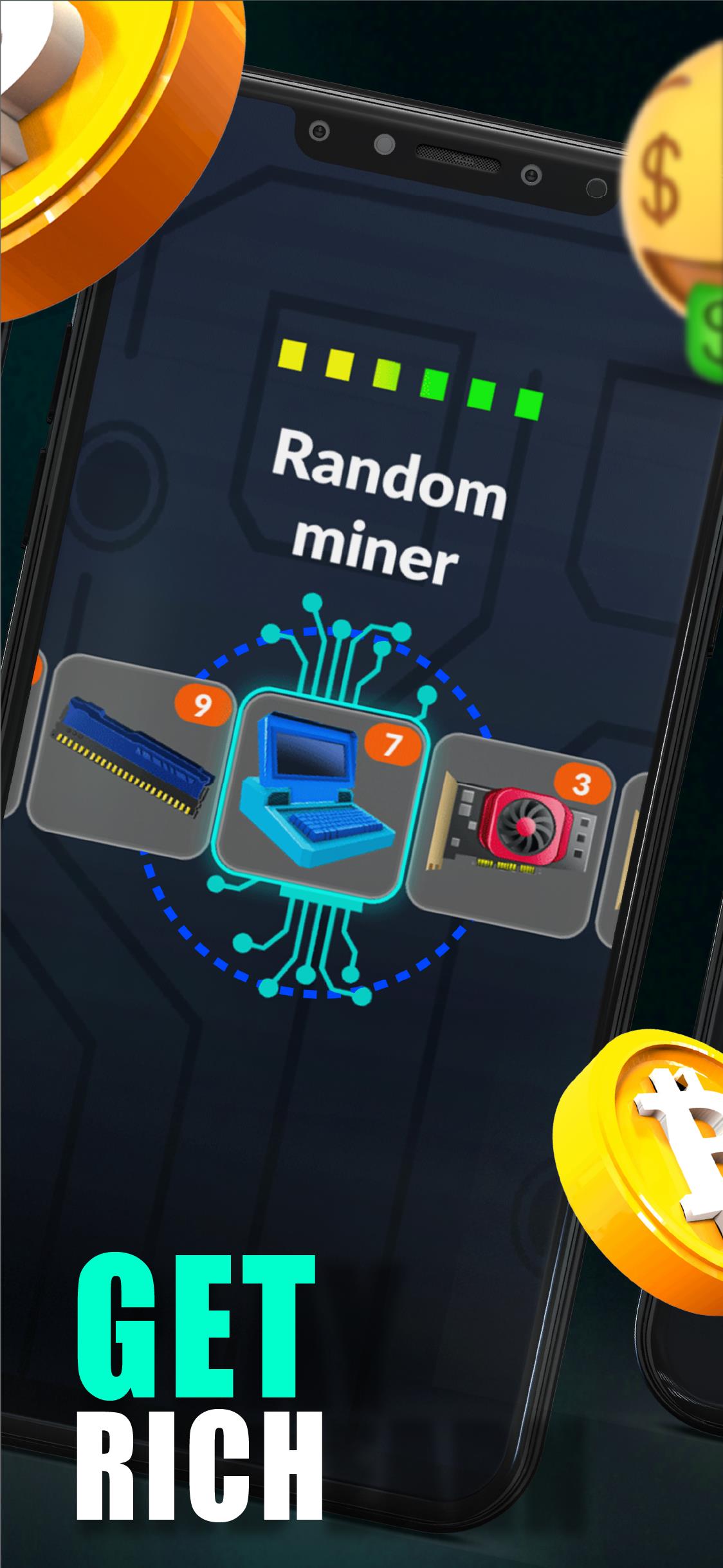 Merge Crypto Miner: Earn Money Tangkapan skrin 1