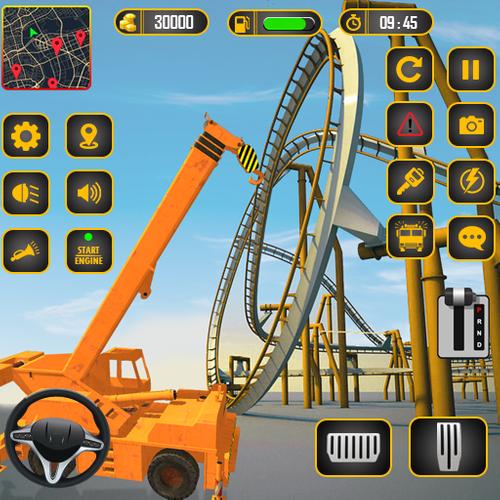 Roller Coaster Builder Game ภาพหน้าจอ 0