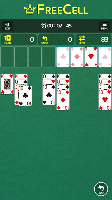 FreeCell - Classic Card Game Screenshot 2