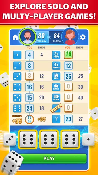 Yatzy: Dice Game Online Screenshot 1