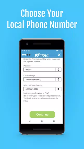 Fongo - Talk and Text Freely Скриншот 1
