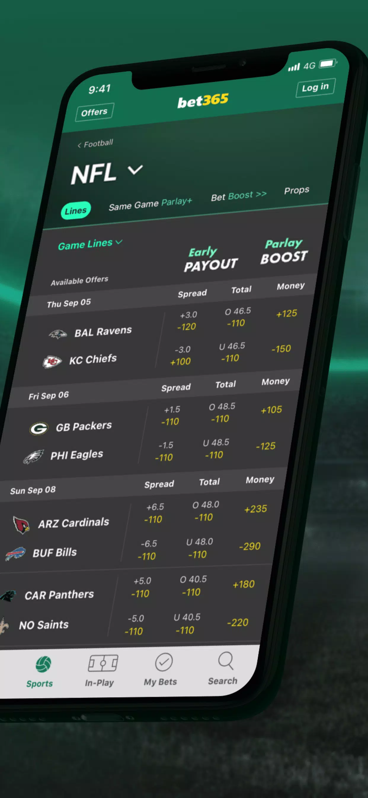 bet365 ဖန်သားပြင်ဓာတ်ပုံ 1