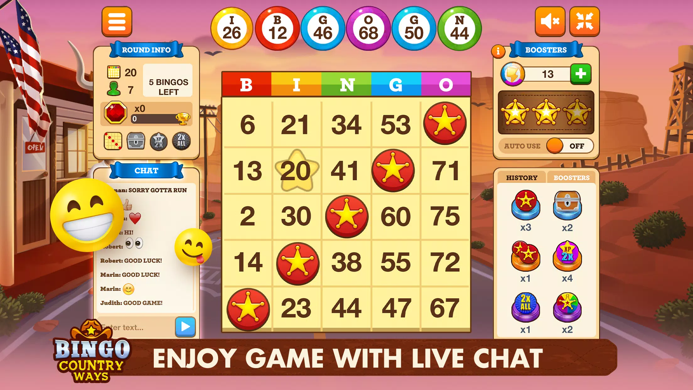 Bingo Country Ways ภาพหน้าจอ 0
