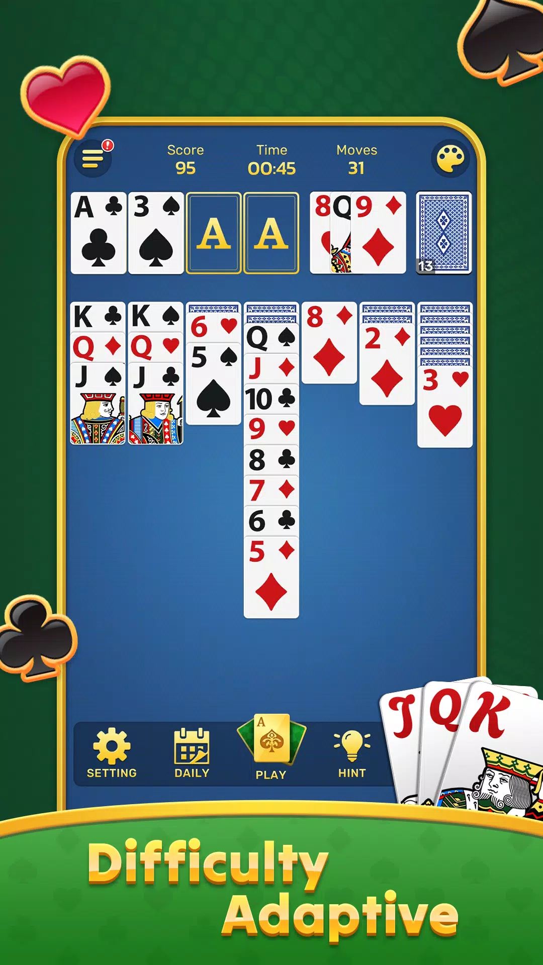 Classic Solitaire : Card Games Ekran Görüntüsü 1