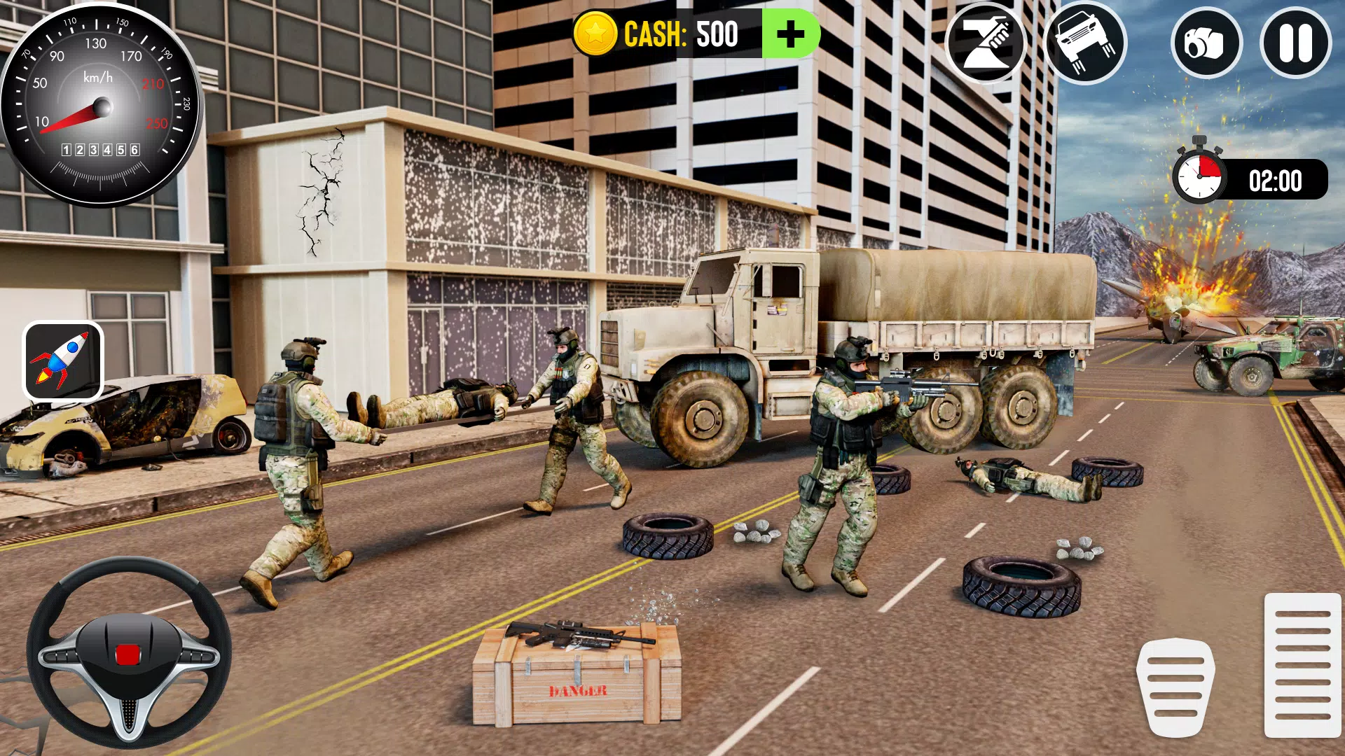 Army Car Games Truck Driving ဖန်သားပြင်ဓာတ်ပုံ 0