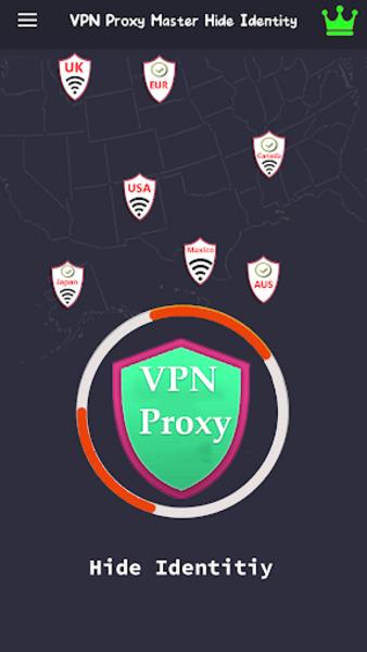 VPN Proxy Master Hide Identity Скриншот 1