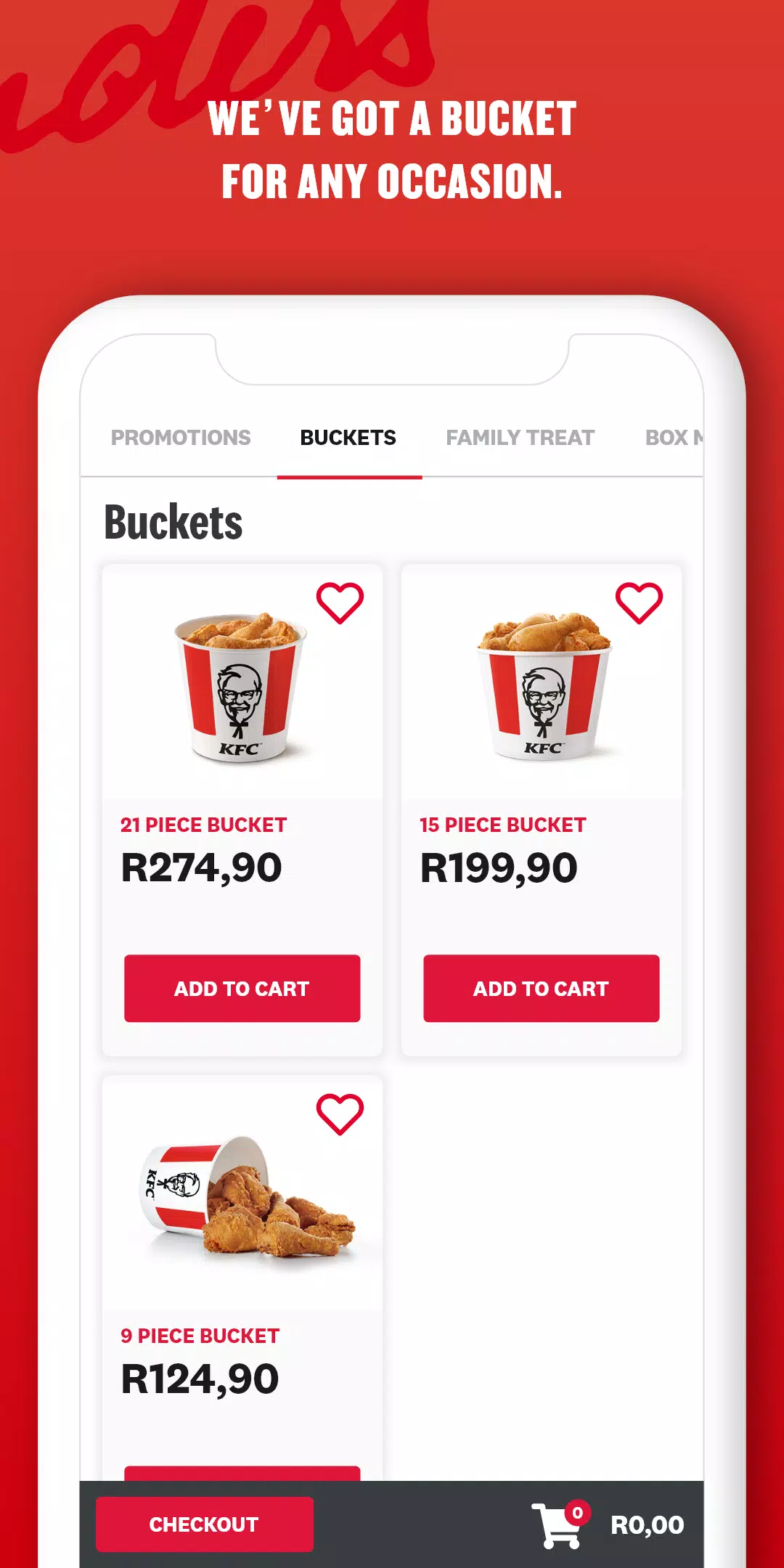 KFC South Africa Screenshot 2