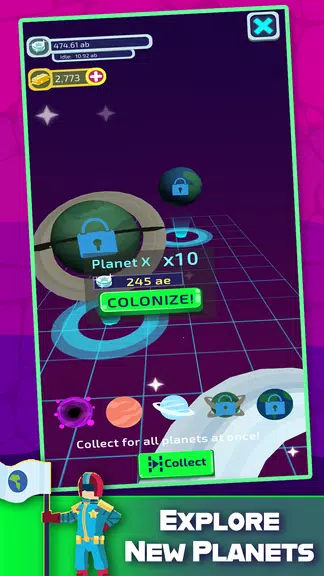 Milky Way Miner: Alien Worlds ဖန်သားပြင်ဓာတ်ပုံ 3
