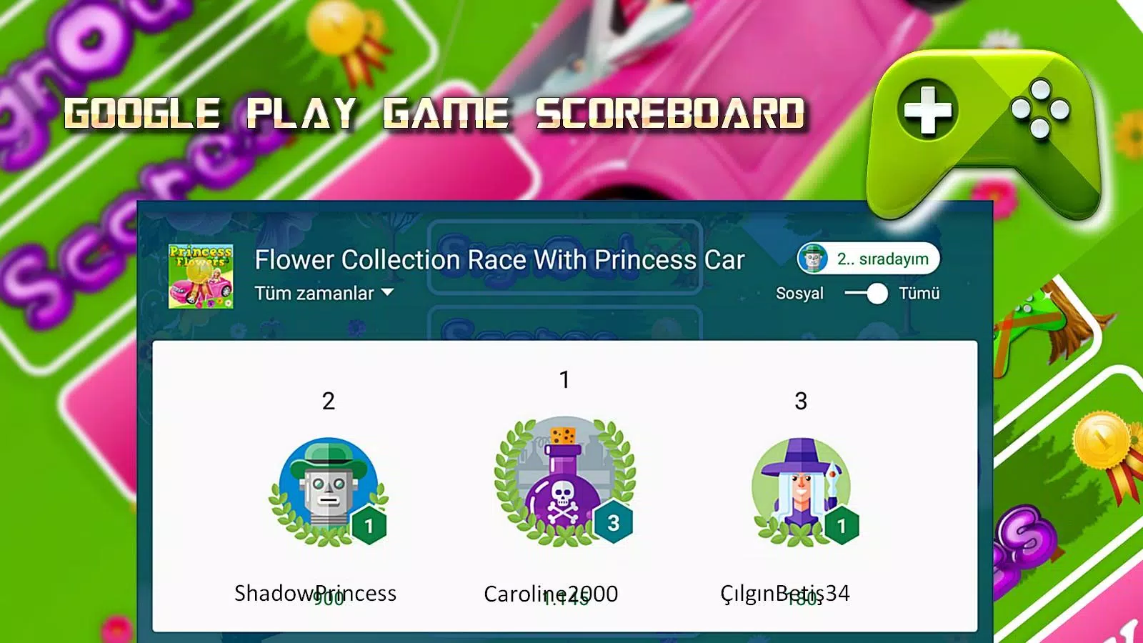 (New) Collect The Most Flowers With Prencess 스크린샷 3