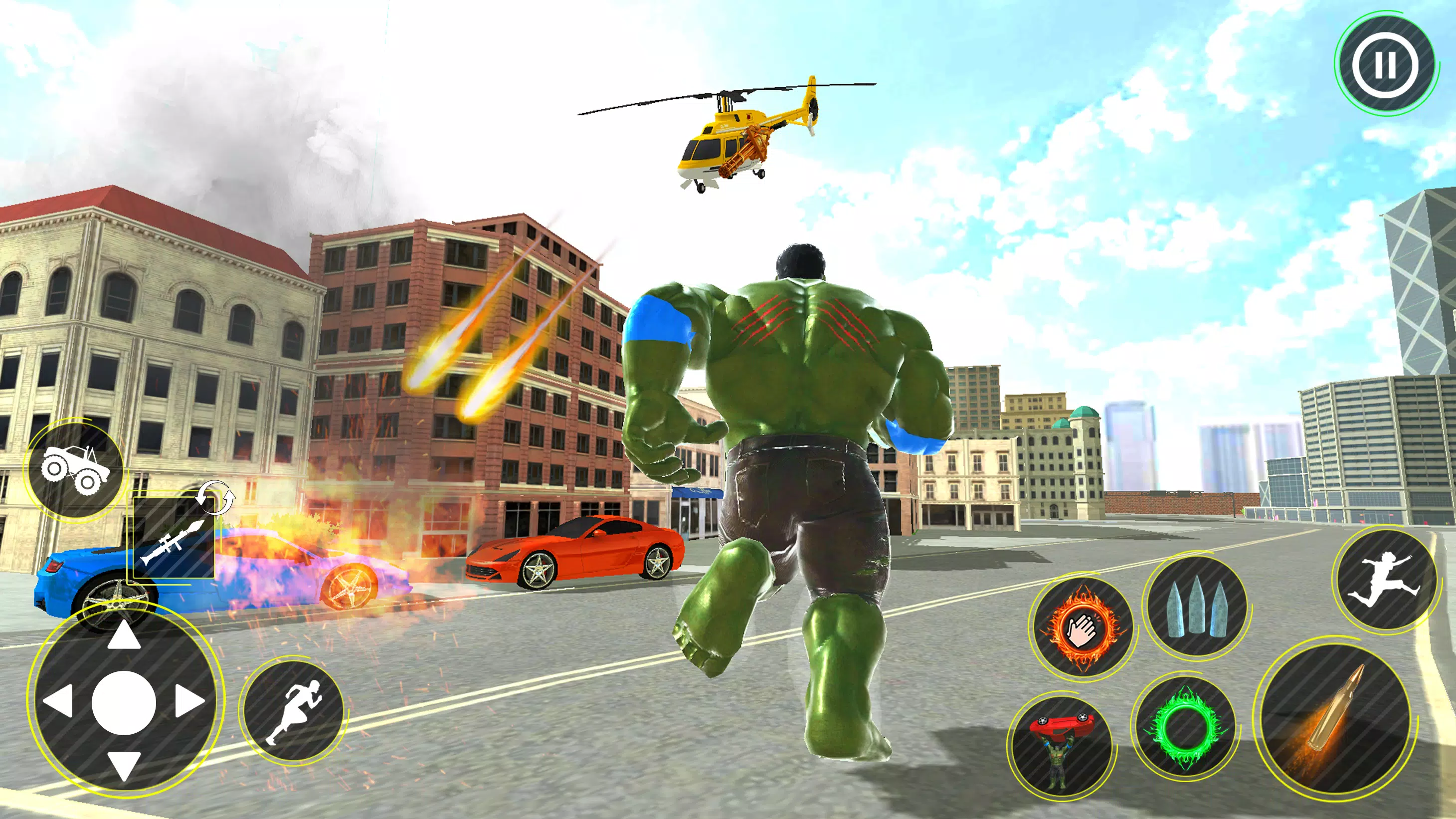 Incredible Monster Hero 3D War Скриншот 0
