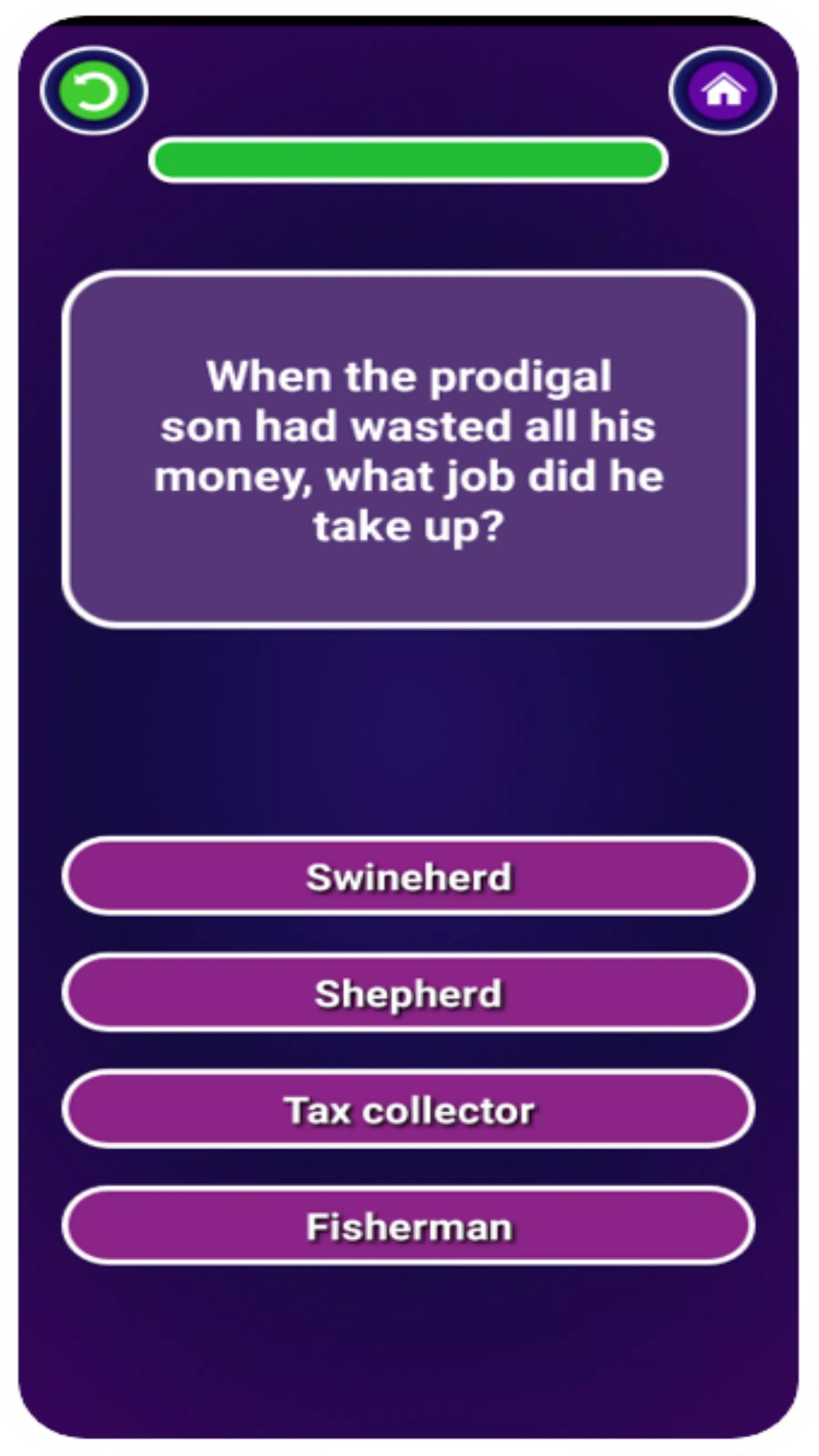 Bible Quiz & Answers Screenshot 0