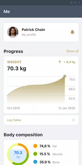 MyPersonalTrainer - FitnessApp 스크린샷 2