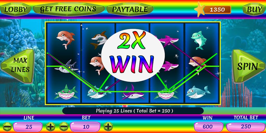 Shark Slots Screenshot 1