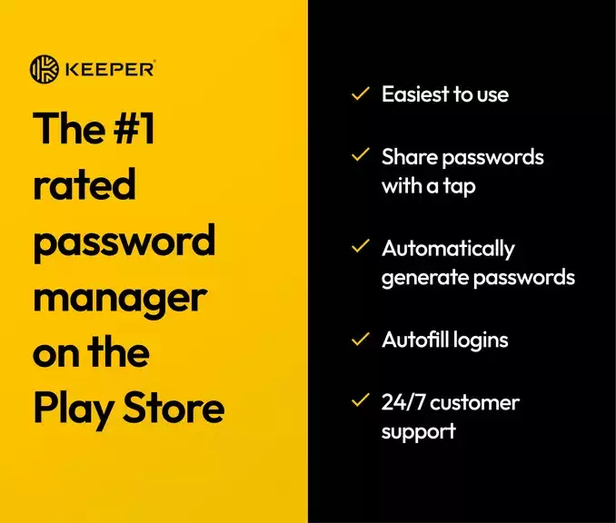 Keeper Password Manager Tangkapan skrin 0