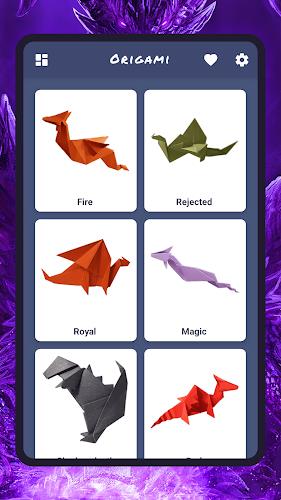 Origami dragons Ekran Görüntüsü 0