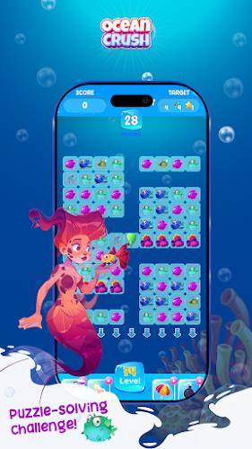 Ocean Crush Game - Match 3 스크린샷 3