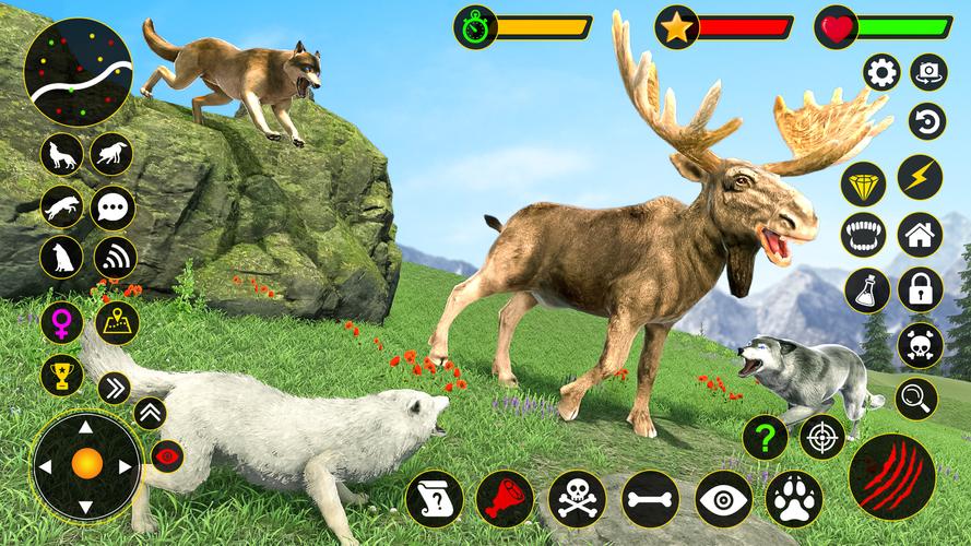 The Wolf Simulator: Wild Game Screenshot 2