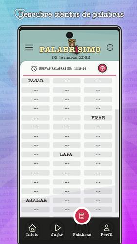 PALABRÍSIMO: busca palabras应用截图第1张
