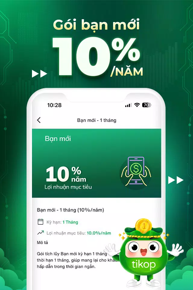 Tikop - Tích lũy và Đầu tư Capture d'écran 1