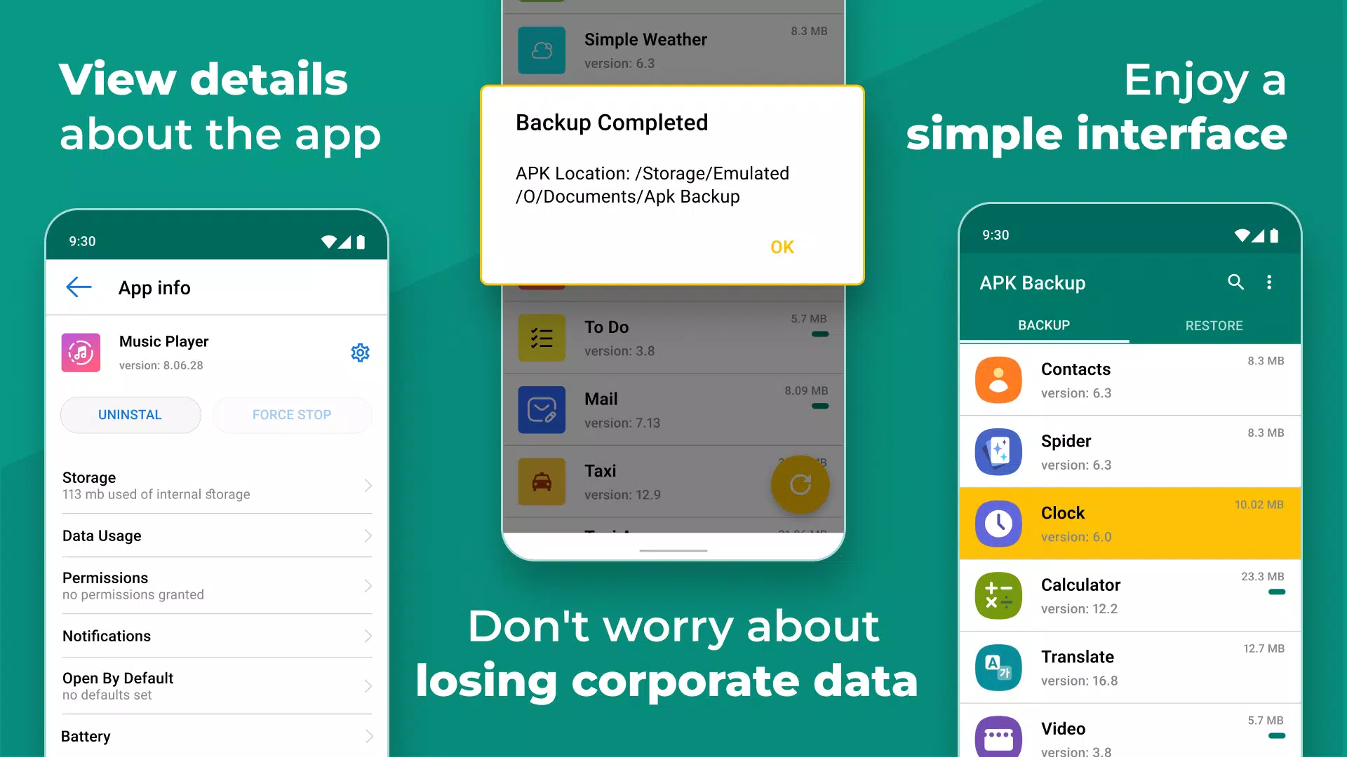 APK Backup Скриншот 2