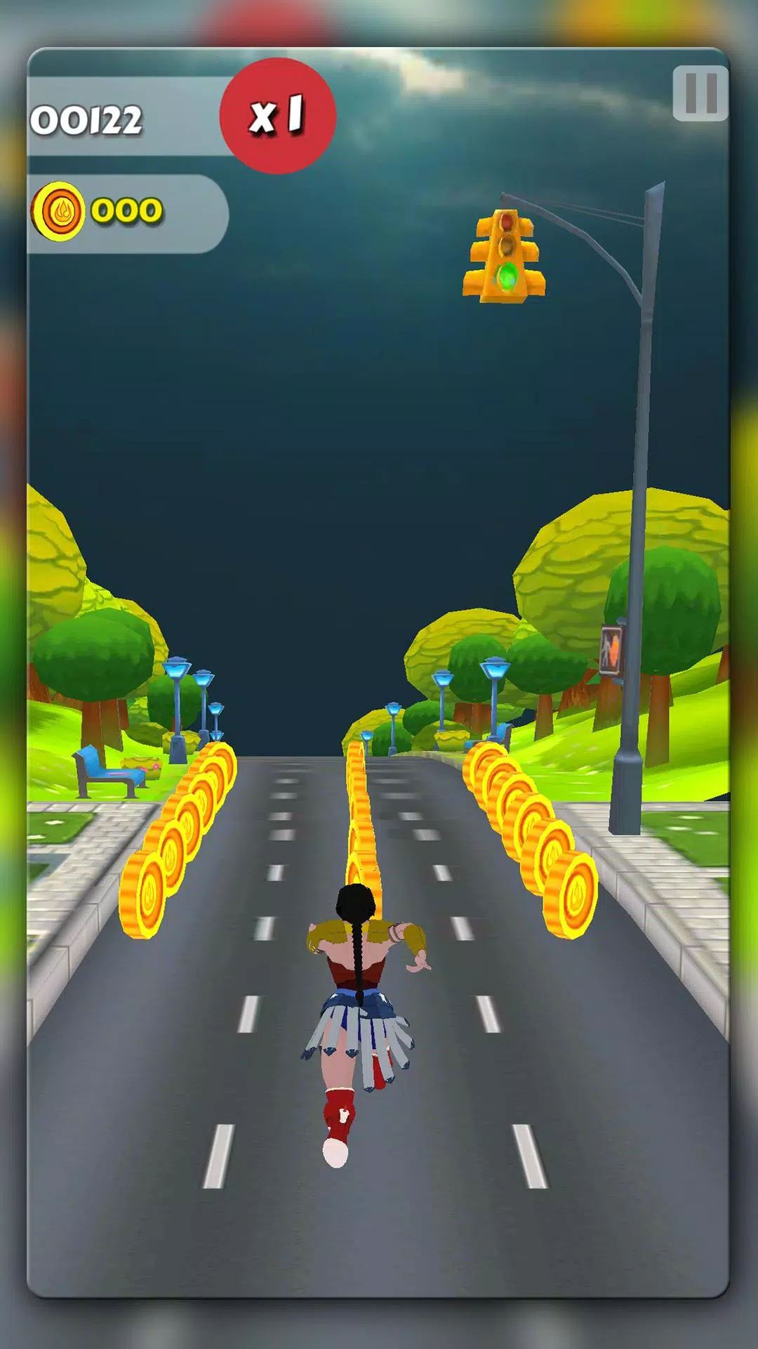 Wonder Lady Runner: Christmas應用截圖第3張