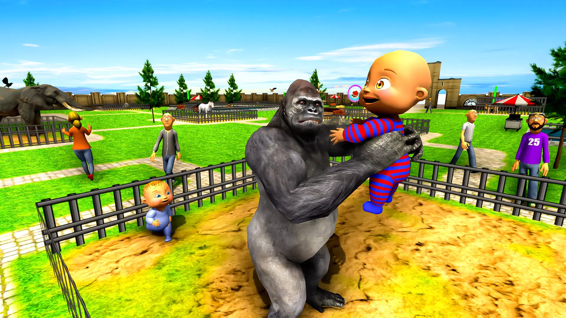 Naughty Baby 3D: Daddy Zoo Fun應用截圖第3張