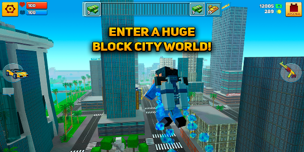 Block City Wars: Pixel Shooter Captura de pantalla 1