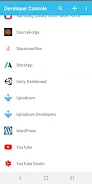 Developer Console スクリーンショット 1
