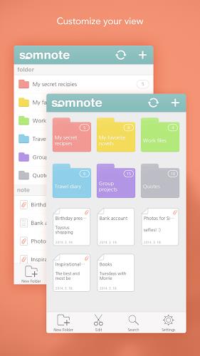 SomNote - Beautiful note app ဖန်သားပြင်ဓာတ်ပုံ 0