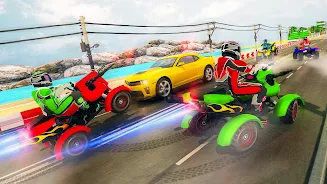 ATV Quad Bike Traffic Race 스크린샷 0