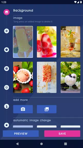 Ice Cream Live Wallpaper スクリーンショット 0