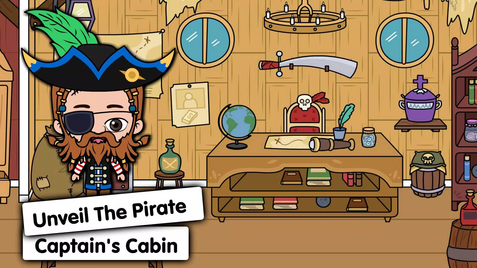 My Pirate Town: Treasure Games Schermafbeelding 2