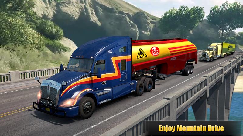 Truck Sim :Modern Tanker Truck Captura de pantalla 3