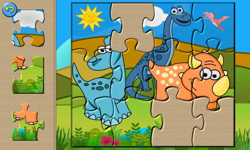 Dino Puzzle Kids Dinosaur Game Ekran Görüntüsü 3