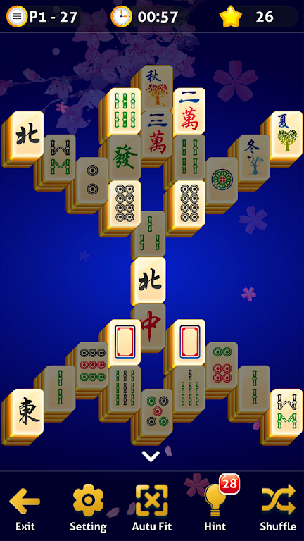 Mahjong Solitaire - Oriental Journey Captura de pantalla 2