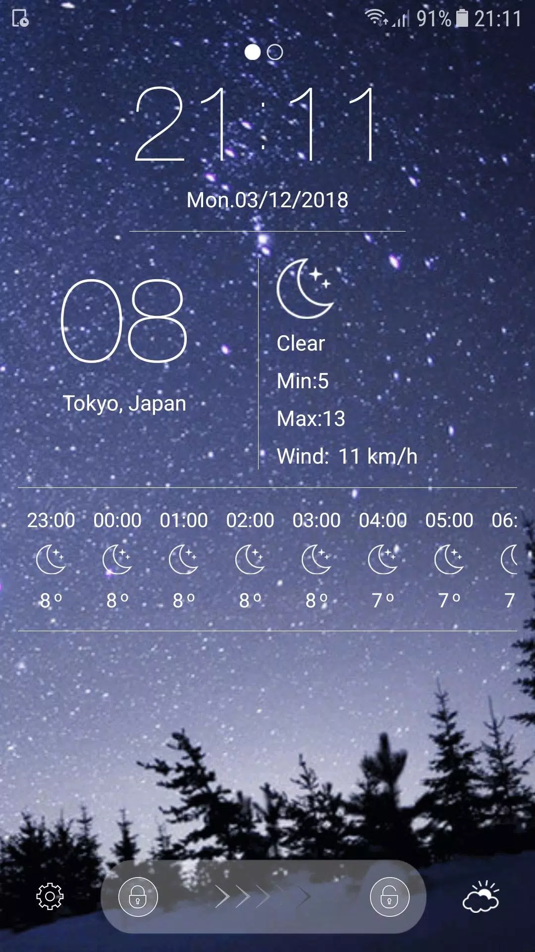 Schermata Weather Forecast 1