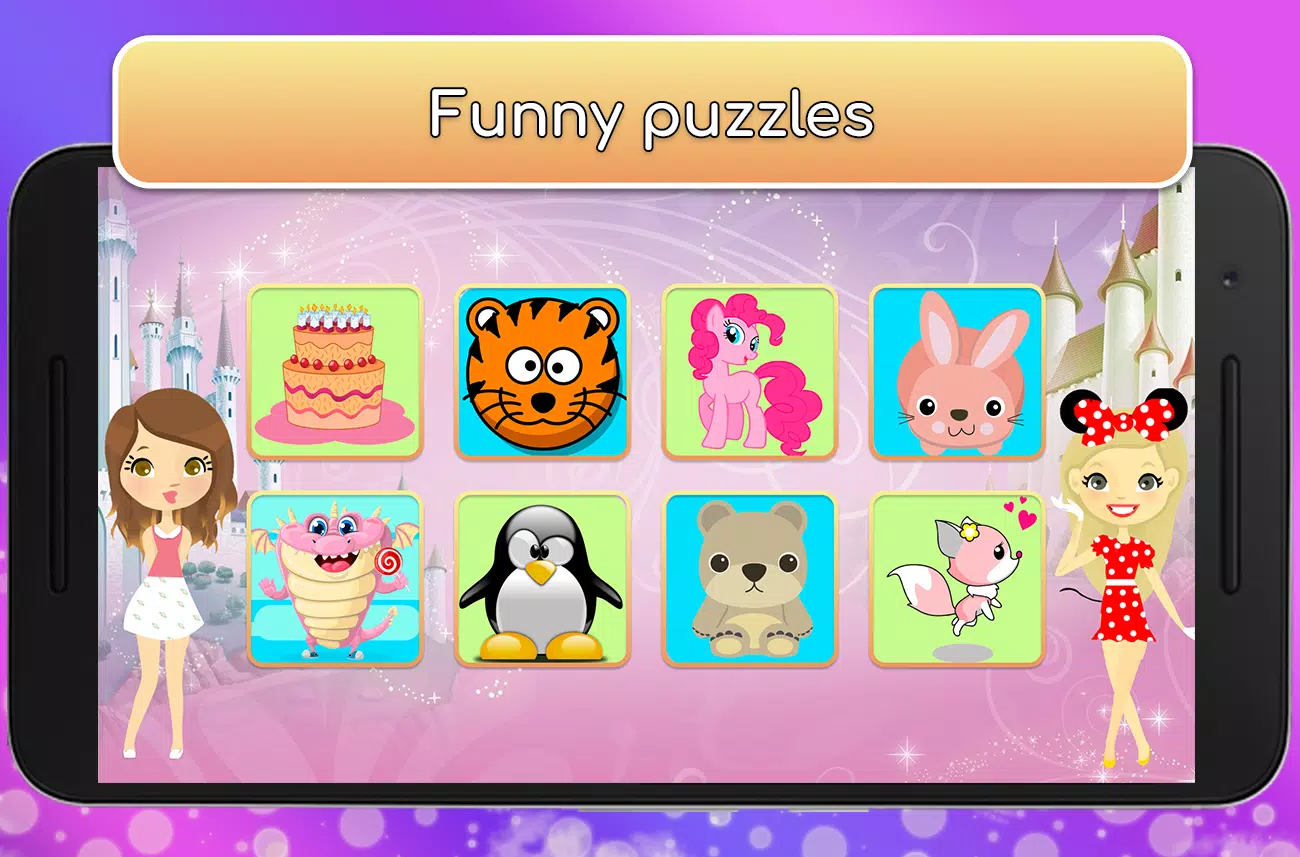 Kids Games for Girls. Puzzles Screenshot 1