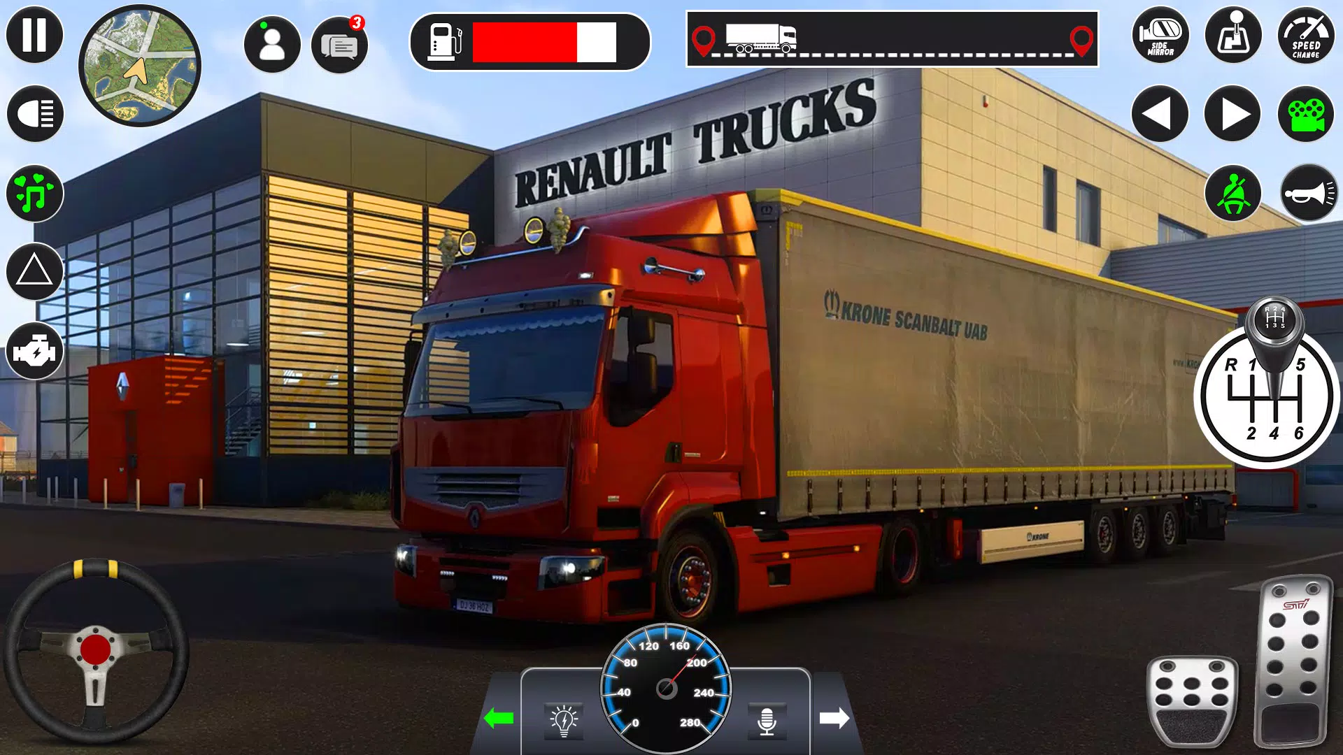 Euro Cargo Truck Simulator 3D Ekran Görüntüsü 2