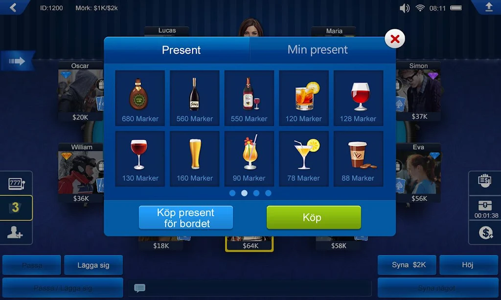 Poker Sverige HD Tangkapan skrin 1