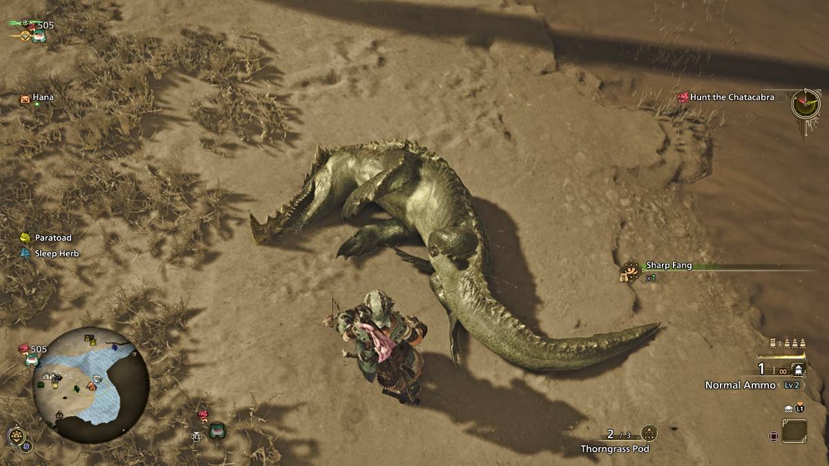 Besiegte Gaijo in Monster Hunter Wilds