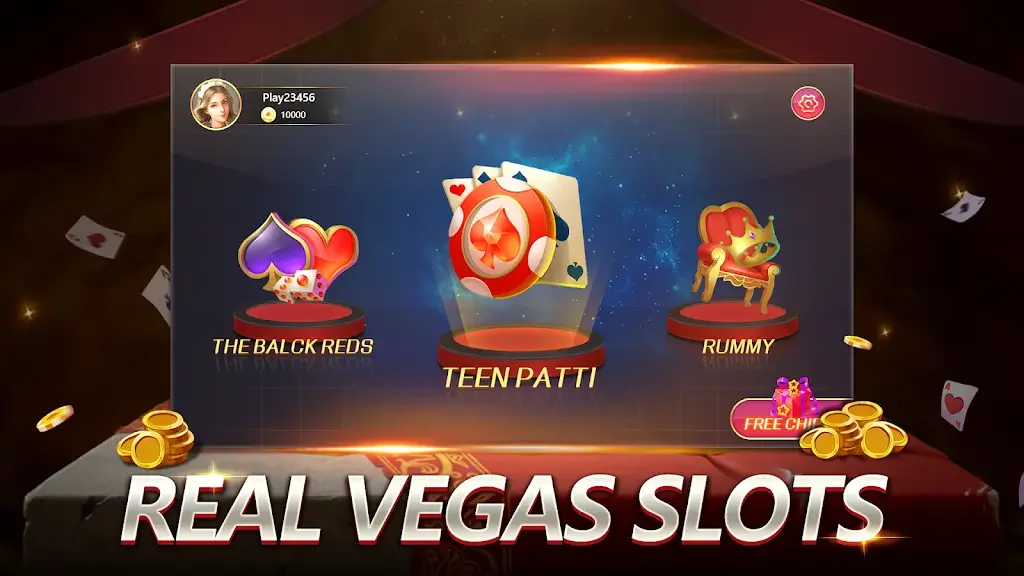 S9 Teen Patti Real Gold Скриншот 1