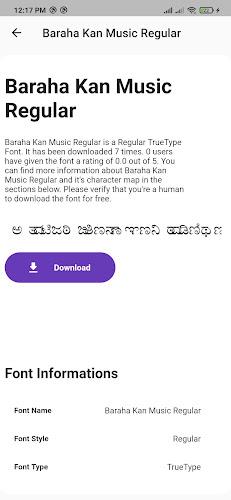 Kannada Fonts 스크린샷 2