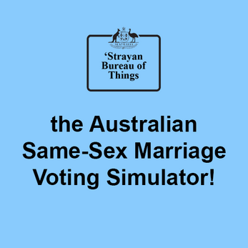 Australian Same Sex Marriage Voting Simulator ဖန်သားပြင်ဓာတ်ပုံ 0