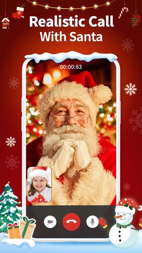 Santa Prank Call: Fake video Capture d'écran 3