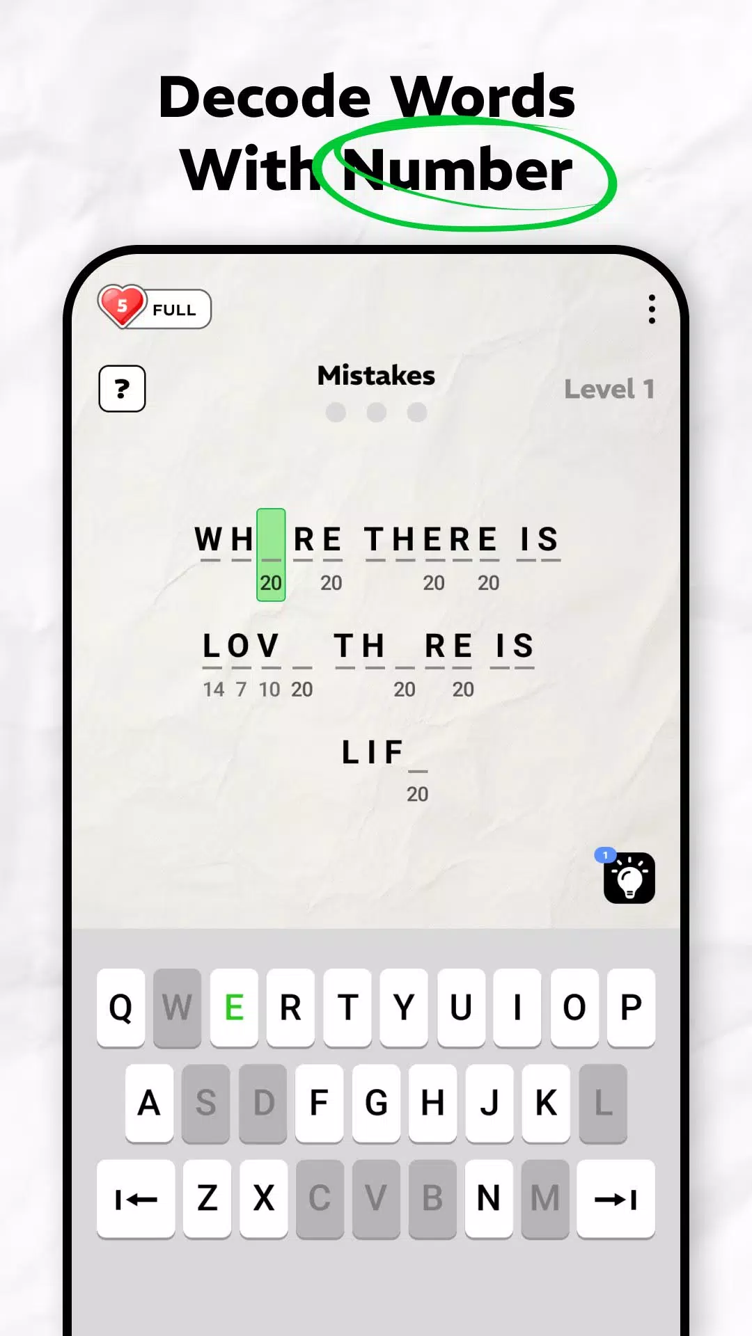 Schermata Cryptogram IQ 2
