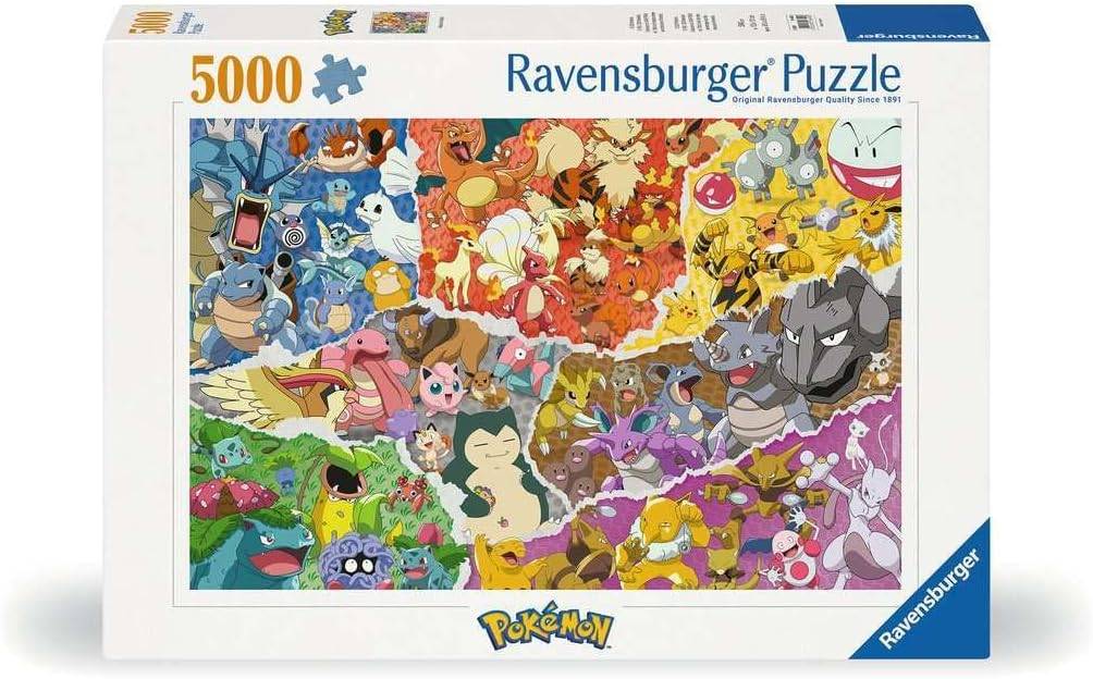 Ravensburger Pokemon 5000 peças quebra -cabeça