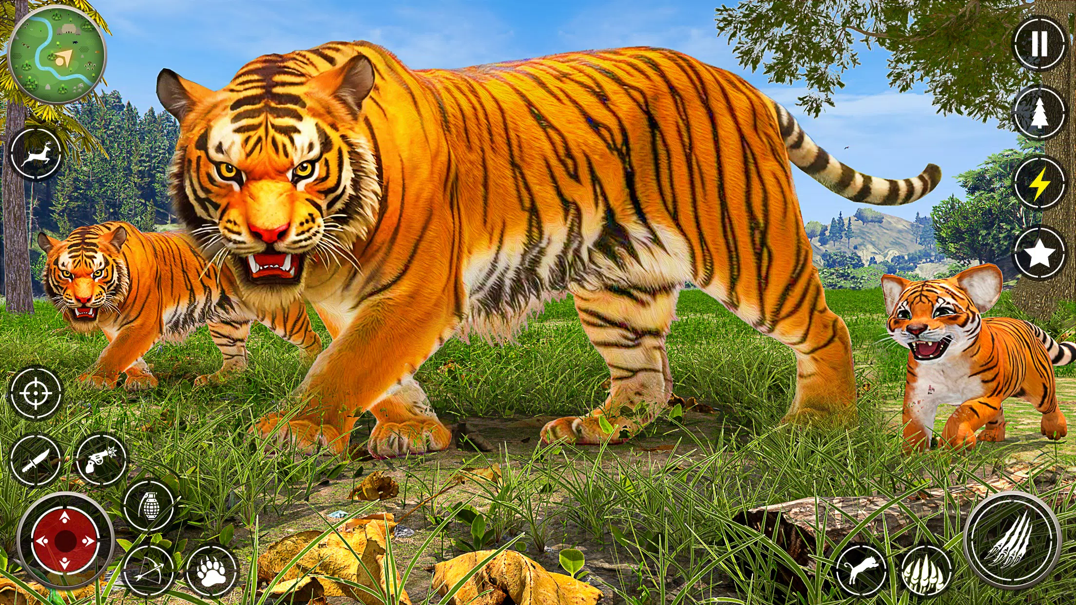 The Tiger Family Simulator 3D Скриншот 1