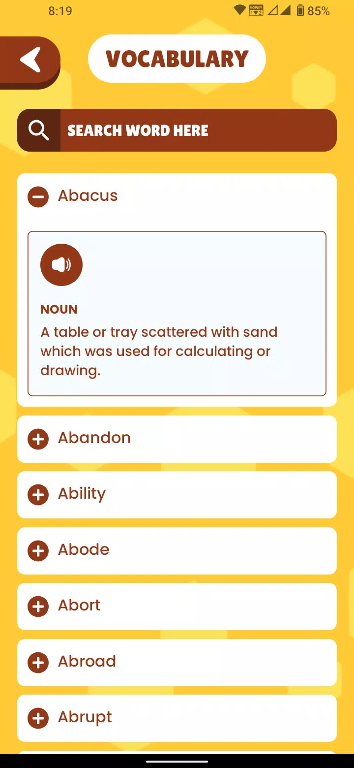 SpellBee Universe Zrzut ekranu 1