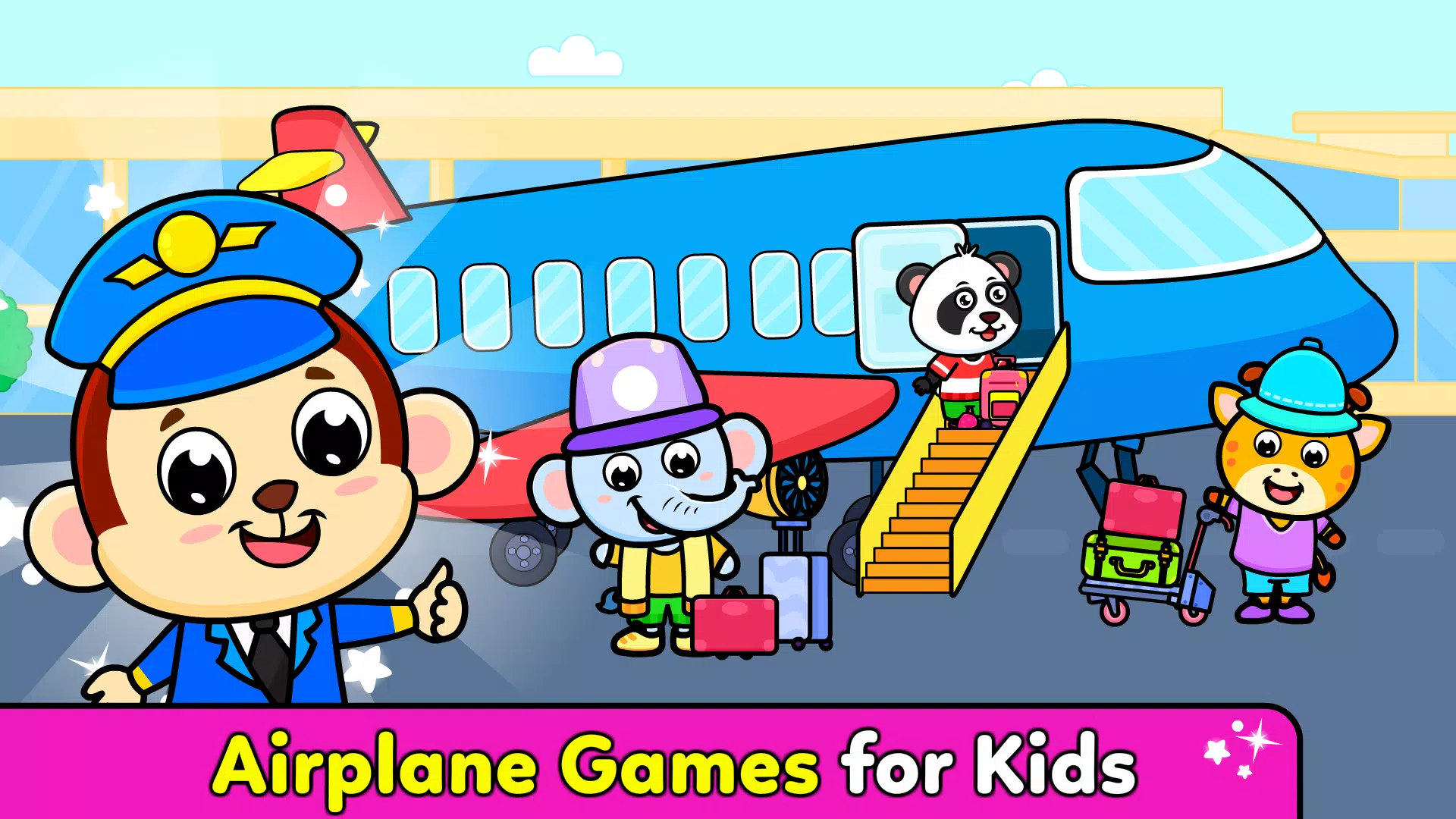 Timpy Airplane Games for Kids Captura de pantalla 0